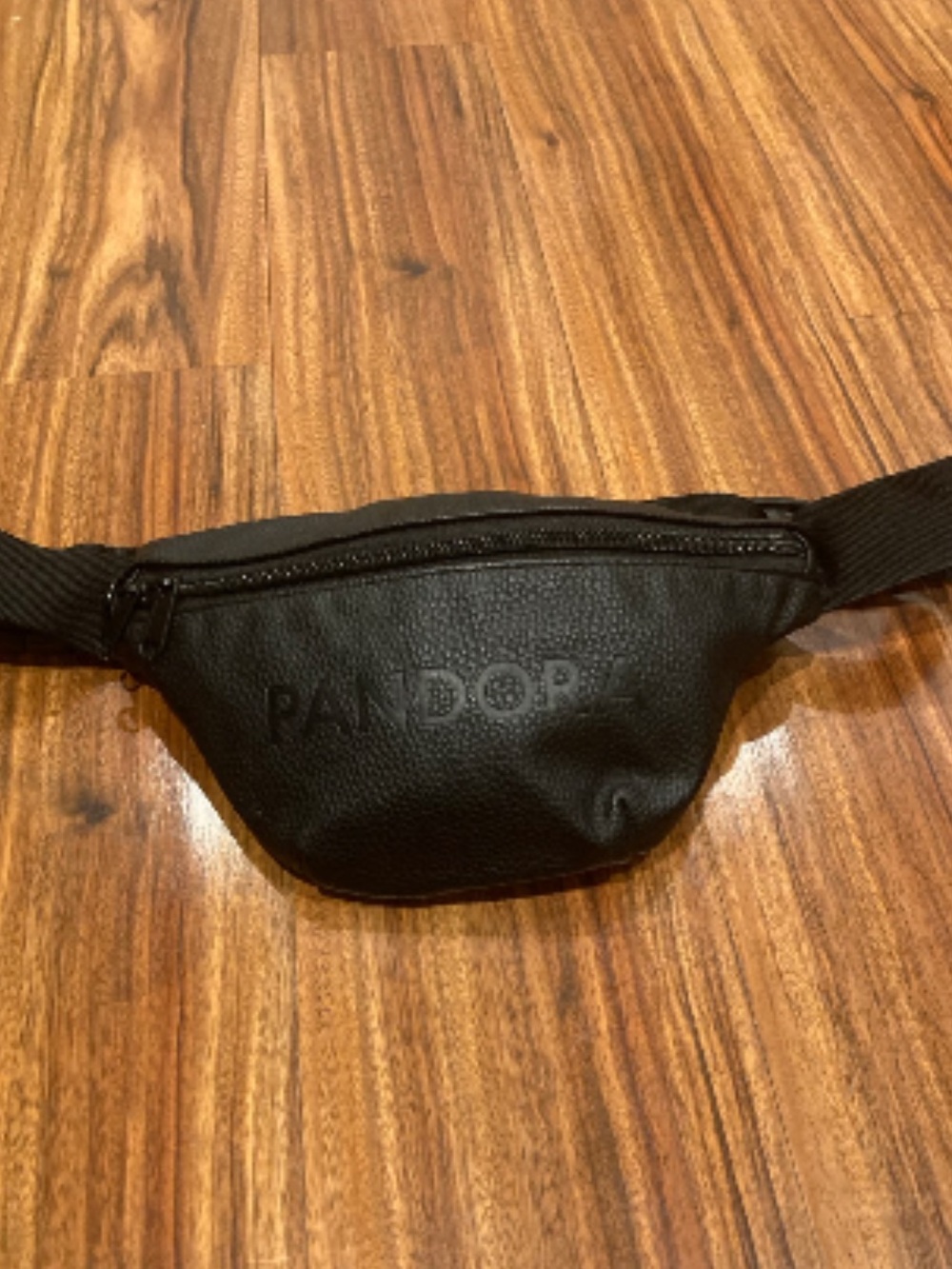 Limited Edition Pandora Black Pebbled Leather Crossbody Belt Bag